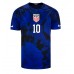 Lacne Muži Futbalové dres Spojené štáty Christian Pulisic #10 MS 2022 Krátky Rukáv - Preč